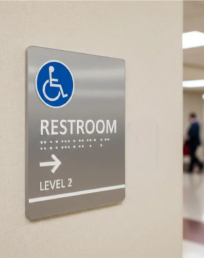 ADA-compliant signage