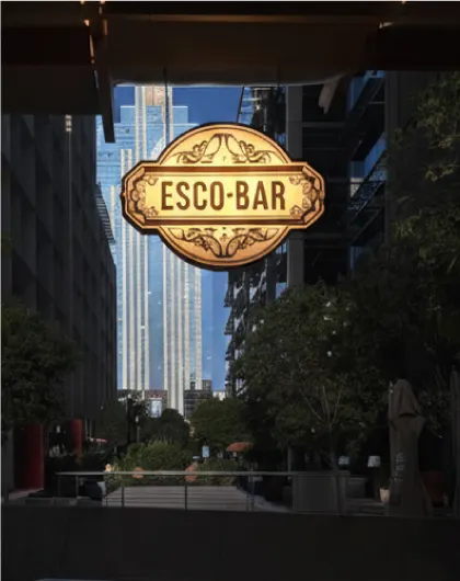 Hanging visuals & lightboxes