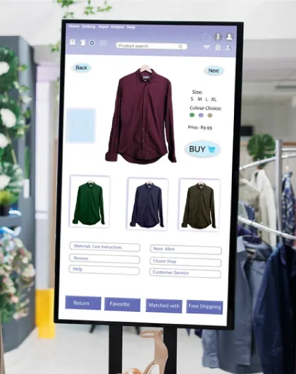 Interactive or digital POS systems